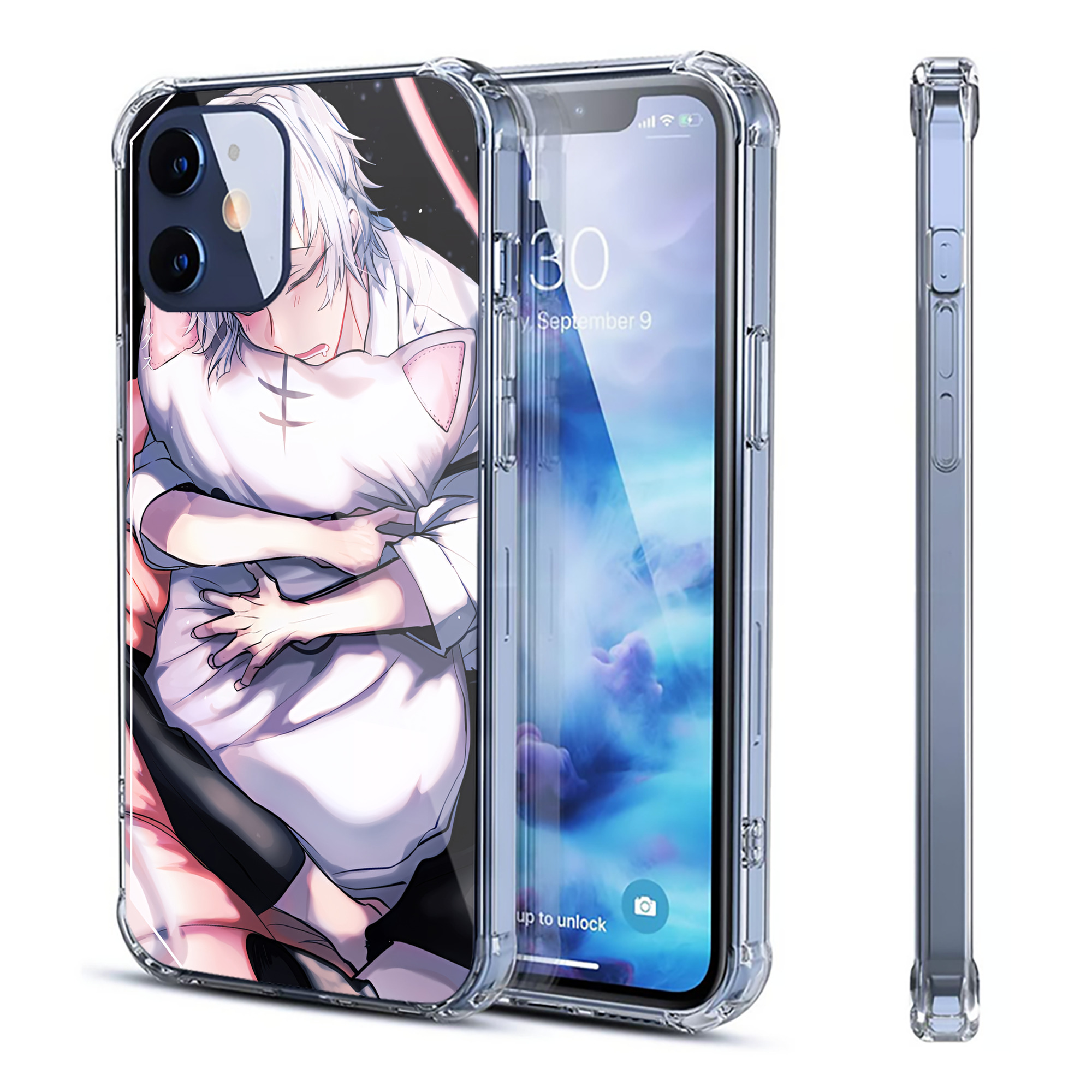 （画像用） 文豪ストレイドッグス Bungo Stray Dogs 【iPhone 12シリーズ対応】透明スマホケース（クリアソフトケース）